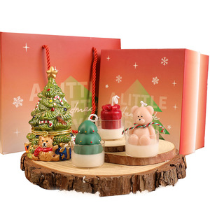 Juego de Velas Aromáticas Navideñas, Adorno de Vela con Forma de Árbol de Navidad, Regalo Creativo y Lindo para Amigos - Product Image 5