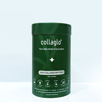 Conception personnalisée de capsules de supplément de qualité alimentaire recyclées en poudre emballage de tubes en papier kraft