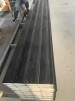 Panneaux de bardage extérieur légers, préfabriqués en acier, ignifuges et isolés, avec âme en polyuréthane, écologiques, pour usage industriel