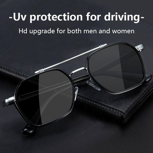 <span class=keywords><strong>Lunettes</strong></span> <span class=keywords><strong>de</strong></span> <span class=keywords><strong>Soleil</strong></span> <span class=keywords><strong>Photochromiques</strong></span> Métal Rétro Tendance pour Hommes et Femmes – Idéales pour la Pêche, la Conduite et le Tourisme - Product Image 3