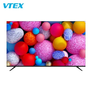 Tv de tela larga de 55 polegadas sem moldura, 4k uhd, para casa, escritório, hotel, conferência, smart tv, venda imperdível