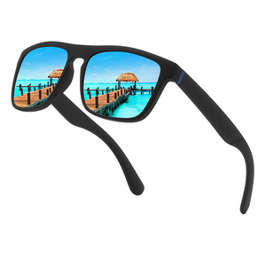 Gafas de Sol Polarizadas Unisex, Montura de PC, Lentes TAC, UV400, para Deportes al Aire Libre, Conducir, Pesca, Color Negro - Product Image 2