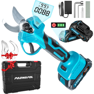 <span class=keywords><strong>Mini</strong></span> <span class=keywords><strong>sécateur</strong></span> électrique sans fil 600W, poignée en caoutchouc pour gaucher, batterie lithium, <span class=keywords><strong>sécateur</strong></span> d'arbres portatif bleu, 3 mois de garantie - Product Image 1
