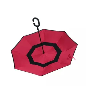 Factory Wholesale Golf Umbrella Personality Golf Umbrella Strong Windproof Promotional Market Straight Golf Umbrella