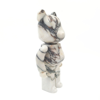 Sculpture d'ours Art Déco en marbre naturel de qualité supérieure NANWEI, figurine solide, décoration d'anniversaire pour la maison