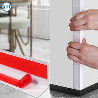 Profil de coins en plastique PVC en forme de L personnalisé 3/4 "ou 1 1/2" Angle PVC en gros pour protecteurs d'angle de mur d'hôtel