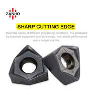 ZANHO haute qualité HSS acier WNMU080608EN-GM haute vitesse carbure insérer personnalisable OEM outil de tournage pour l'usinage CNC