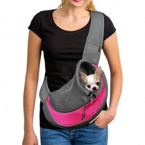 Free Sample Custom <b>Pet</b> Dog <b>Sling</b> sports Breathable Mesh Travel Safe <b>Sling</b> Leisure Leisure sports backpack - Product Image 1