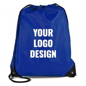 Custom Logo Unisex Gym <b>Drawstring</b> <b>Backpack</b>, Pretty Design Waterproof Softback with Soft Handle & Adjustable Belt - Product Image 1
