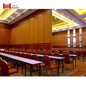 Commercial Wooden <strong>Mdf</strong> Hotel Aluminum Frame Acoustic Foldable Movable Operable Office <strong>Partition</strong> <strong>Walls</strong> for Restaurant - Product Image 6