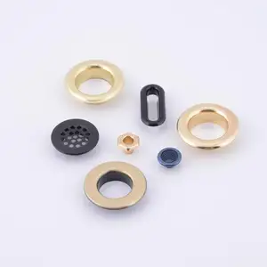 Fabriek Groothandel Mode Ontwerp Ovaal Metaal Messing Grommet Oogje Ring, 20Mm Oogjes Voor Kleding