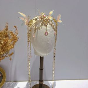 Adornos para el Cabello Élficos, Estilo Princesa Hanfu, Estilo Antiguo, Tocados de Sirena Súper Hípicos, Borlas, Accesorios Encantadores - Product Image 3