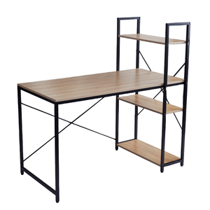 モダンな多機能<span class=keywords><strong>MDF</strong></span>オフィスデスク本棚商業オフィス家具調節可能な収納機能コンピュータデスクテーブル - Product Image 6