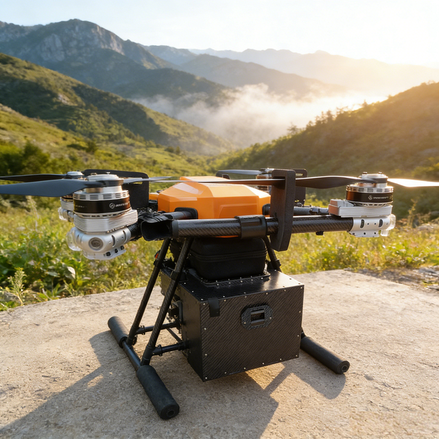 Foldable 15kg payload Commercial Drone with 4K Camera Remote Control GPS and Obstacle Avoidance for Outdoor transport