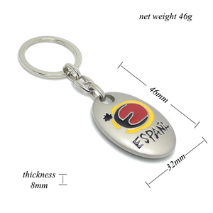LLavero de recuerdo de España y <span class=keywords><strong>Madrid</strong></span>, llavero de viaje, promoción, regalos turísticos, llavero de Metal personalizado de España - Product Image 2