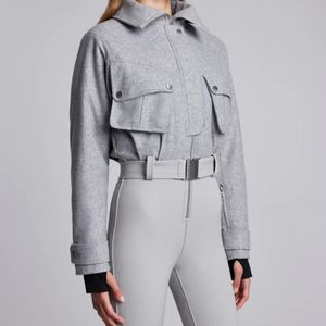 Setelan Ski wanita Moq rendah satu buah kualitas tinggi kustom mode musim dingin setelan Ski Puff Wanita - Product Image 3