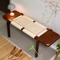 Canapé-banc de luxe nordique moderne avec certification CE européenne pour chambre à coucher, hôtel, villa