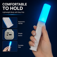 Bâton lumineux de projecteur OEM ODM, motif personnalisé et télécommande via application, projection d'image et logo personnalisés, baguette LED rétractable, bâton de cheering