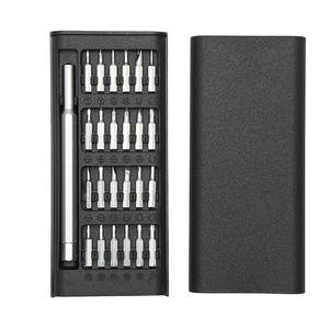 Juego de Destornilladores Magnéticos de Precisión de Acero, 25 en 1, 24 Piezas, Mini Juego de Reparación de Bolsillo, para Teléfono Móvil, PC, OEM - Product Image 6