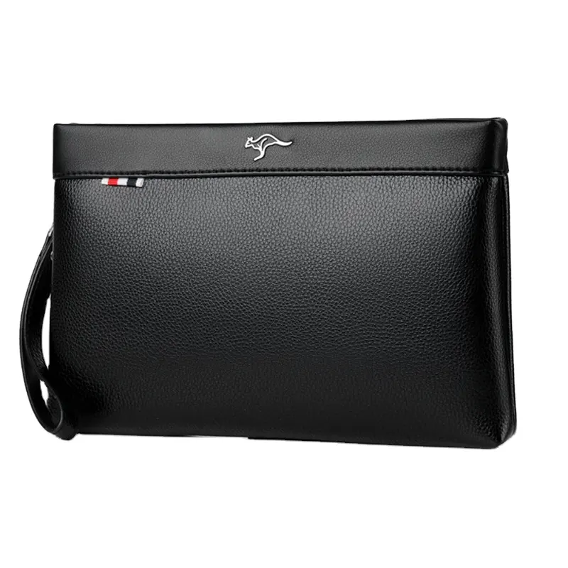 PU Leather Multifunctional Large Wallet business bag Casual Envelope Bag fashion Men's Clutch handbag