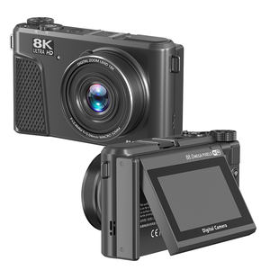 8K 88MP WiFi 3 pulgadas 180 °   Cámara Digital con Pantalla Abatible, Zoom Digital 18X, Enfoque Automático, para Fotografía, Vlogging en <span class=keywords><strong>YouTube</strong></span> - Product Image 2