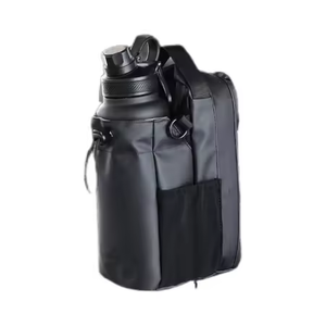Logo personnalisé bandoulière porte-bouteille d'eau sac de sport étanche avec fermeture éclair magnétique et aimant pour les sports de plein air - Product Image 6