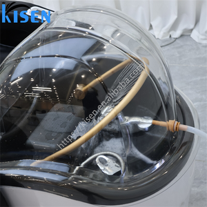 Station de soin du cuir chevelu intégrée et brillante, avec circuit d'eau circulante, bande lumineuse d'ambiance, tapis de massage multi-rouleaux, générateur de vapeur en option - Product Image 2