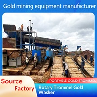 Machine de lavage et de séparation de l'or portable, montée sur camion, avec moteur diesel, capacité 3000 kg, pour la prospection et le lavage du sable, équipement de tamisage à tambour pour l'or, fabriqué en Chine