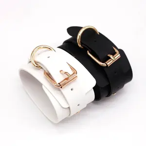 Nouvelle mode Bracelet en cuir PU amitié grand poignet large Wraps Bracelet femmes main caténaire pour cadeaux - Product Image 1