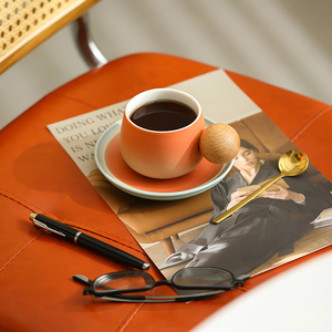 Nouveau design moderne café maison utilisé couleurs vives style nordique tasses à thé <span class=keywords><strong>expresso</strong></span> <span class=keywords><strong>tasse</strong></span> à café <span class=keywords><strong>tasse</strong></span> en porcelaine avec soucoupe pour bureau Bar - Product Image 5