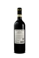 Vin rouge italien Chianti DOCG Bouteilles de 0.750 litres Boisson alcoolisée GVERDI Selection Made Italy Red Wine
