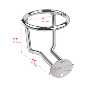 Stainless Steel Cup Holder For Boat Car <b>Yacht</b> Marine Use - Product Image 3