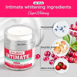 Crema blanqueadora instantánea para niña blanca, crema blanqueadora para el área íntima, crema blanqueadora para la piel, crema blanqueadora para rodillas, piernas, cuello, parte privada - Product Image 2