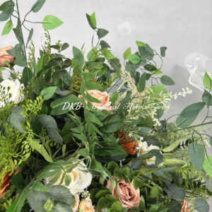 Centros de mesa de bola de rosas de boda de lujo para mesa de boda personalizar Bola de flores artificiales flores de seda para decoraciones navideñas - Product Image 4