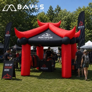 Auvent publicitaire gonflable personnalisé pour la promotion de marques, les promotions de boissons, les salons professionnels et les festivals - Product Image 1