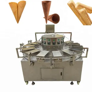 Rolo de ovo biscoitos, máquina formadora de bolos waffle linha de produção de bolos biscoito sorvete máquina de cone