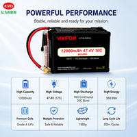 Penjualan Pabrik Baterai Drone Kapasitas Besar 12000mAh 47.4V 10C Siklus Panjang Daya Tahan Lama Baterai Lipo Bersertifikasi CE