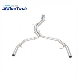 ท่อไอเสียสแตนเลสแบบกลางสำหรับอัพเกรด Audi B9 B9.5 S4 S5 3.0T - Product Image 3