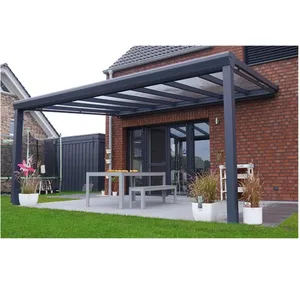 铝后院庭院 Pergola/天井甲板套装/花园天井遮阳篷盖