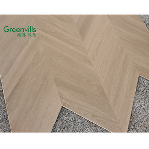 En stock, prêt à expédier, plancher en bois dur véritable de qualité AB plancher en bois d'ingénierie chevron en chêne à chevrons, plancher d'ingénierie - Product Image 5