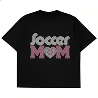 Meilleures ventes : Transferts thermocollants en strass motif « Soccer Mom » pour T-shirts