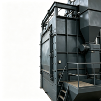 Machine de sablage à crochets pour le nettoyage de surface et l'élimination de la rouille des pièces de structures en acier forgées et moulées