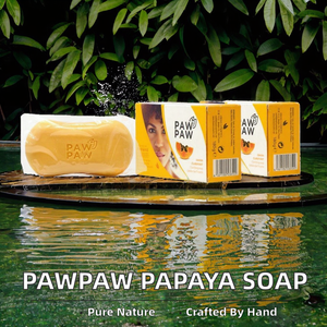 Мыло папайя для отбеливания тела для лечения акне удаление загара нежное Отшелушивание очищает и освежает мужскую женскую ванну OEM ODM - Product Image 2