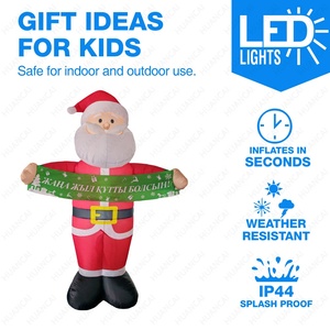 Yüksek kaliteli Inflat noel reklam şişme şenlikli hediye fikirleri çocuklar için özel şişme olay parti dekorasyon için - Product Image 5