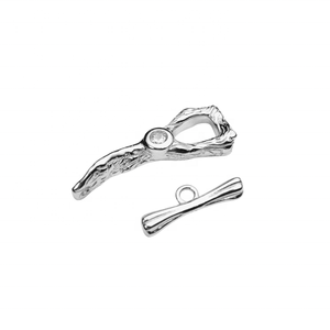 Fermoirs en argent sterling 925 pour la fabrication de bijoux, fermoirs à déployement verrouillables pour colliers de perles, fermoirs DIY pour bracelets. - Product Image 3