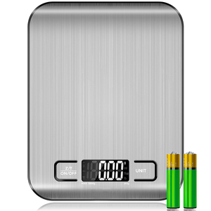 Amazon top seller 304 Stainless Steel Digital Mechanical Food Kitchen Scale with LCD Screen for Weight Loss Baking Cooking