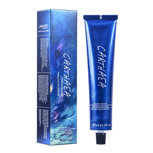 Crème colorante permanente pour cheveux nacrée de haute qualité à faible teneur en ammoniaque 100 ml, prix d'usine en gros - Product Image 1