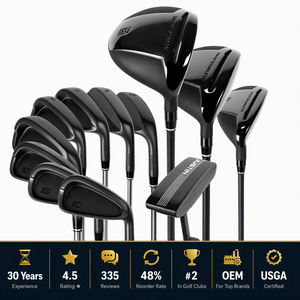 Kit de clubs de <span class=keywords><strong>golf</strong></span> personnalisé avec logo OEM, comprenant Driver en titane, fers à cavité en acier inoxydable et putter, ensemble complet de 11 pièces, vente en gros - Product Image 2