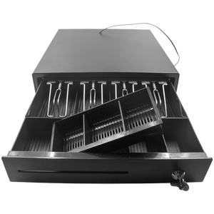 Caja Registradora de Metal/Acero de Alta Calidad con Cinco Compartimentos <span class=keywords><strong>para</strong></span> <span class=keywords><strong>Billetes</strong></span> <span class=keywords><strong>y</strong></span> Seis <span class=keywords><strong>para</strong></span> <span class=keywords><strong>Monedas</strong></span> - Product Image 2