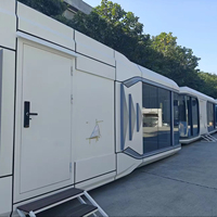 Capsule de logement mobile moderne, écologique, étanche, à assemblage rapide, anti-sismique, structure en acier, pour resort